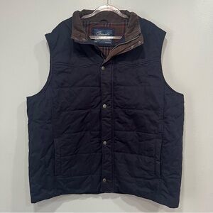 Roundtree & York casual‎ full linen vest size 3XT